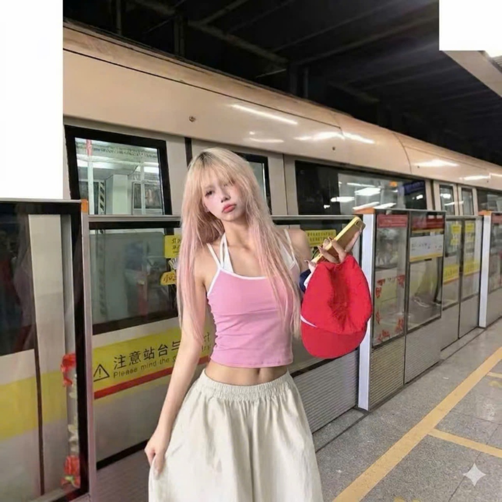 Size Xs-2Xl YẾM PHỐI - Áo 2 dây phối cổ yếm dành cho mùa hè năng động, thích hợp đi biển, đi chơi