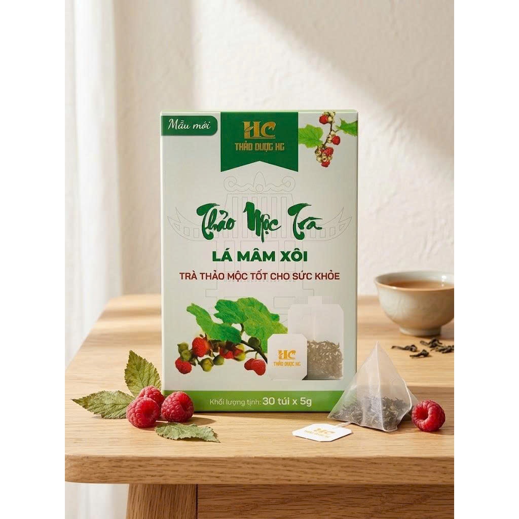 Trà Lá Mâm Xôi Túi Lọc Nguyên Bản HC – Hương Vị Thanh Nhẹ, Trà Thảo Mộc Thiên Nhiên