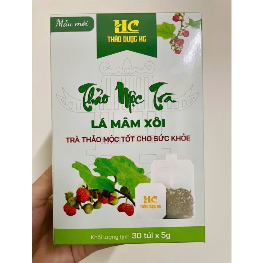 Trà Lá Mâm Xôi HC Túi Lọc 30 Gói – Trà Thảo Mộc Thiên Nhiên, Không Phụ Gia