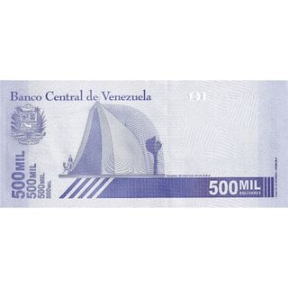 [SƯU TẦM QUỐC TẾ] 500 Triệu Bolivares Venezuela 2020 Siêu Lạm Phát Sưu tầm Hiếm