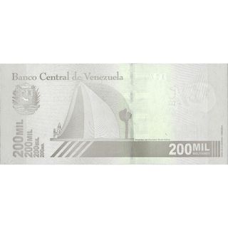 [SƯU TẦM QUỐC TẾ] 200 Triệu Bolivares Venezuela Siêu Lạm Phát Sưu tầm Hiếm