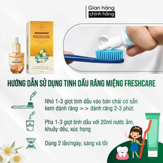 Tinh Dầu Răng Miệng Freshcare Thảo Dược Giúp Làm Sạch Răng Miệng, khử Mùi Hôi - Nuyễn Quyên Store