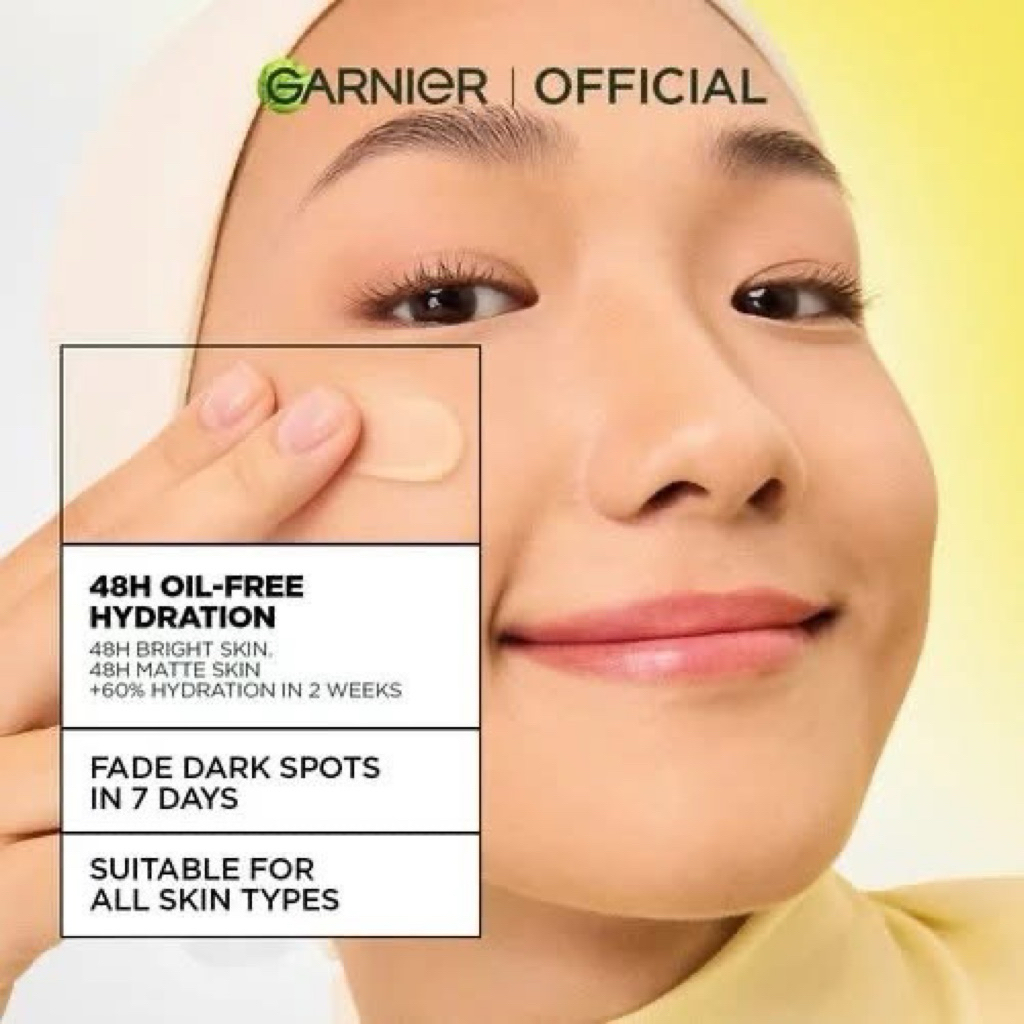 Kem Dưỡng Ẩm Garnier Vitamin C Fresh & Bright dòng mới ra mắt 85ml