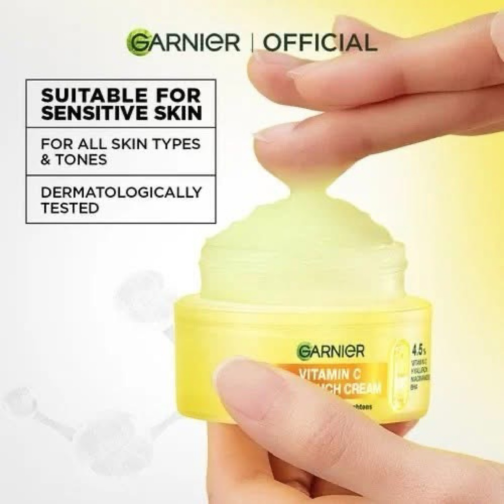 Kem Dưỡng Ẩm Garnier Vitamin C Fresh & Bright dòng mới ra mắt 85ml