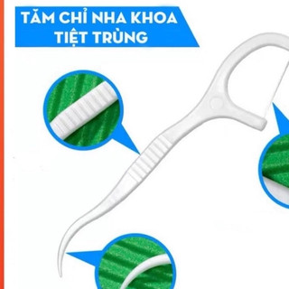 Combo 10 Hộp Tăm Chỉ Nha Khoa Dental Flossers, Giúp Làm Sạch Vệ Sinh Răng Miệng