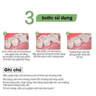 Combo 10 Hộp Tăm Chỉ Nha Khoa Dental Flossers, Giúp Làm Sạch Vệ Sinh Răng Miệng