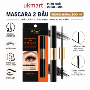 Mascara 2 Đầu Browit NongChat Professional Duo Mascara 4G + 4G Sexy Black