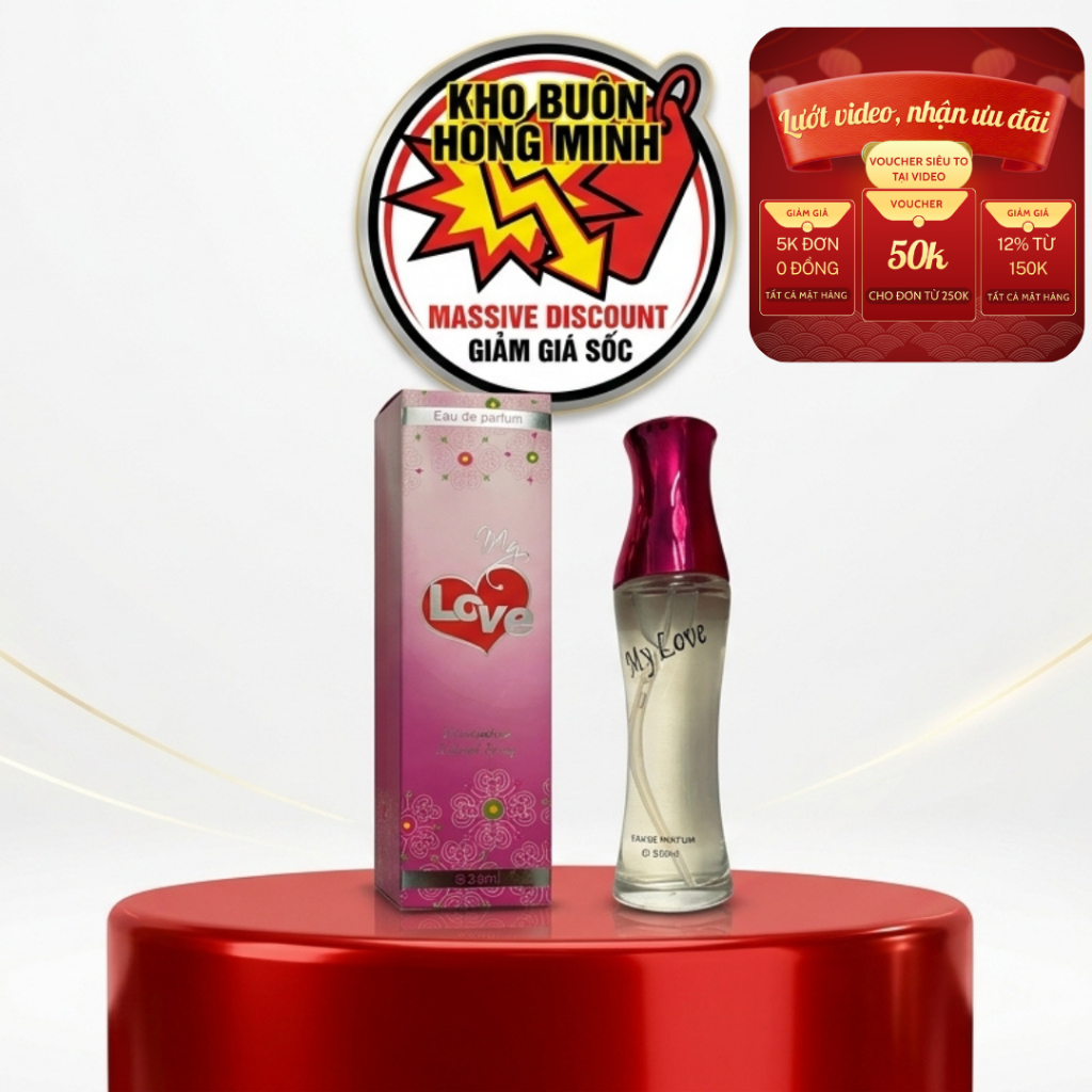 Nước Hoa My Love, Thơm Lâu, Hương Tự Nhiên, Ngọt Ngào, Dễ Mang 35ml