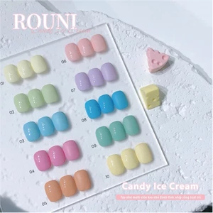 Sơn gel 10 màu kẹo ROUNI xu hướng hot mùa hè mới 2026 kẹo macaron sáng tay tôn da chuyên tiệm nail