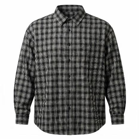 Áo sơ mi dài tay nữ kẻ caro mix phong cách trẻ trung năng động thiết kế unisex phù hợp đi chơi đi làm thoáng mát.