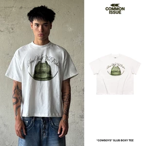 Áo Thun Form Boxy "COWBOYS” Chất Vải Slub Premium Cotton 250gsm Unisex Nam Nữ | Common Issue