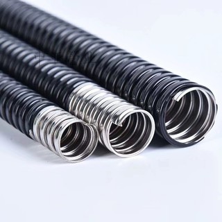 Ống Ruột Gà Lõi Thép Bọc Nhựa PVC 1/2" cuộn 10m, 20m, 30m