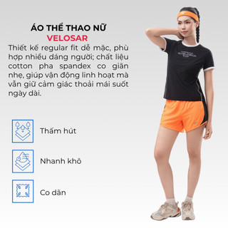 Áo Thể Thao Nữ Velosar RTS-20091 Đa Năng Thoải Mái, Thấm Hút, Nhanh Khô