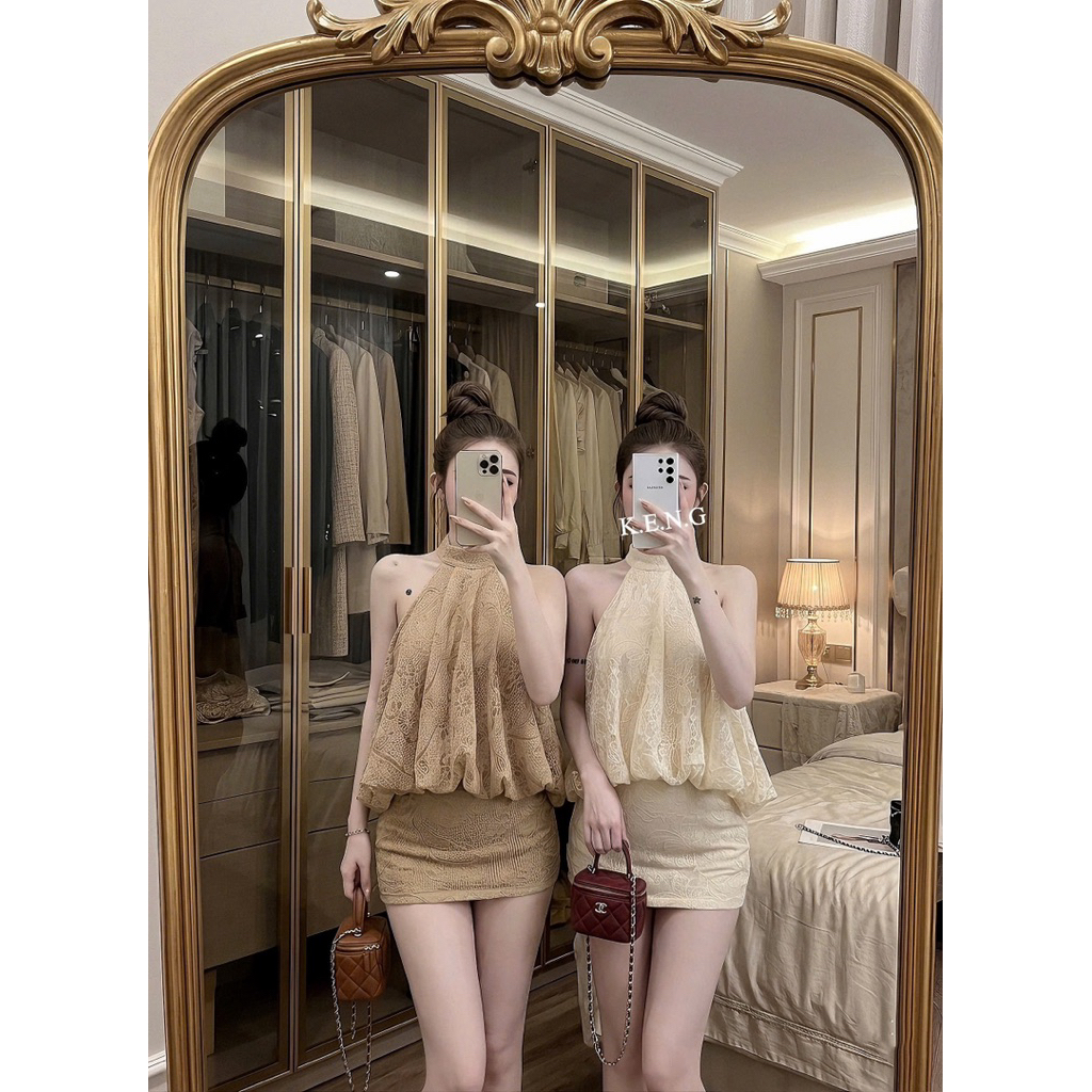 set yếm ren   sz s,m