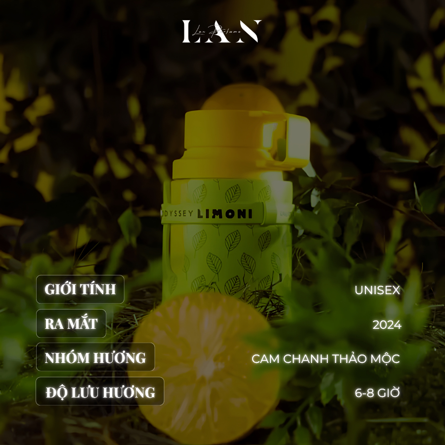 [LAN] Nước hoa Unisex Armaf Odyssey Limoni EDP 100ml Fullbox