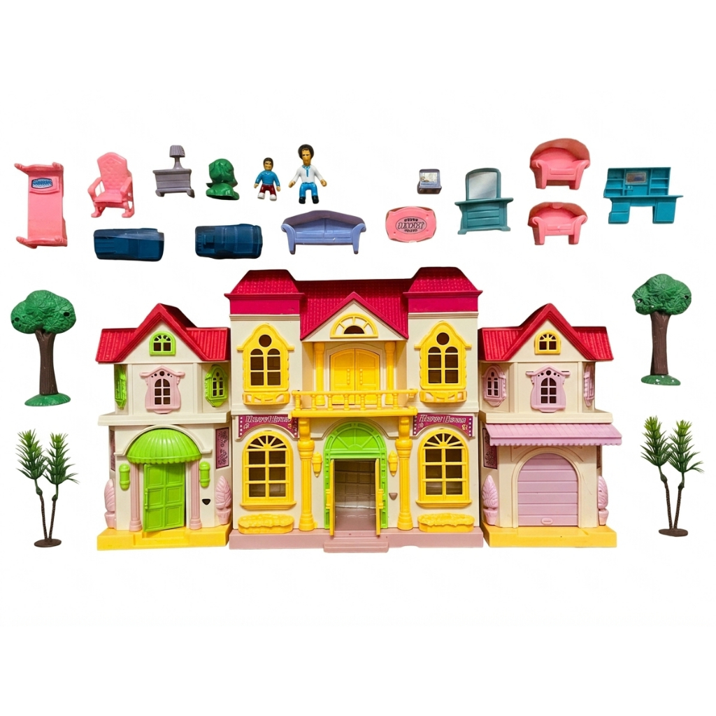 🏡 BỘ ĐỒ CHƠI NGÔI NHÀ HẠNH PHÚC – THẾ GIỚI NHỎ CHO BÉ YÊU ✨