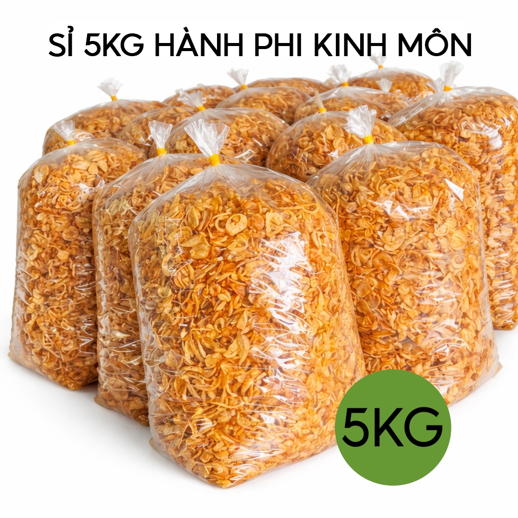 Combo 5kg Hành Khô Phi Giòn Chính Gốc Kinh Môn Hải Dương