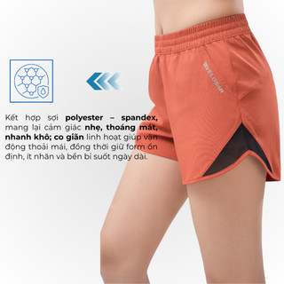 Quần Shorts Thể Thao Nữ 01 lớp VELOSAR RSP-20059 – Nhẹ, Nhanh Khô, Co Giãn, Thoáng Mát