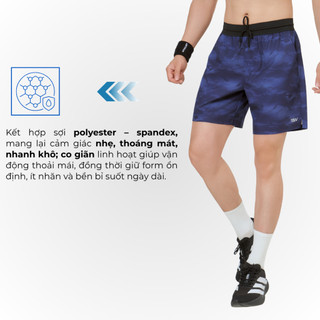 Quần Shorts Thể Thao Nam VELOSAR RSP-60036 – Nhẹ, Nhanh Khô, Co Giãn, Thoáng Mát