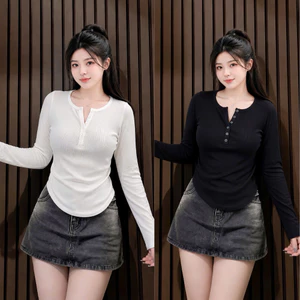 Áo Thun Tăm Lạnh Nữ Bigsize Co Giãn Mát, Không Nhăn, Che Khuyết Điểm | 55–93kg A330