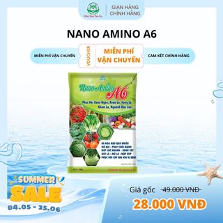 NANO AMINO A6 - B.ung chồi, v.ọt đọt, th.úc bật mầm hoa, xanh lá, dày lá