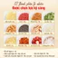 Combo 12 vị nấu chè dưỡng nhan 750g, set 12 vị nấu chè dưỡng nhan dưỡng da, tóc, móng khỏe