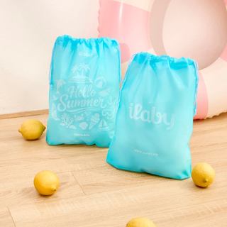 Túi đựng đồ ướt ILABY, túi dây rút chống thấm [2080 - TUIDAYRUT]