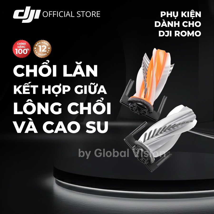 Chổi lăn lông chổi và cao su DJI ROMO