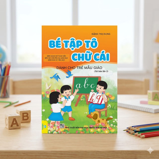 Sách - Bộ 3 cuốn Bé Tập Tô Chữ Cái, Bé Học Vần, Bé Học Toán (Đặng thị Dung) - Ndbooks