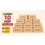 Combo 10 Hộp carton đối khẩu đóng hàng Size 18x10x3cm, Hộp giấy bìa Carton đóng gói hàng giá rẻ