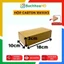 Combo 10 Hộp carton đối khẩu đóng hàng Size 18x10x3cm, Hộp giấy bìa Carton đóng gói hàng giá rẻ