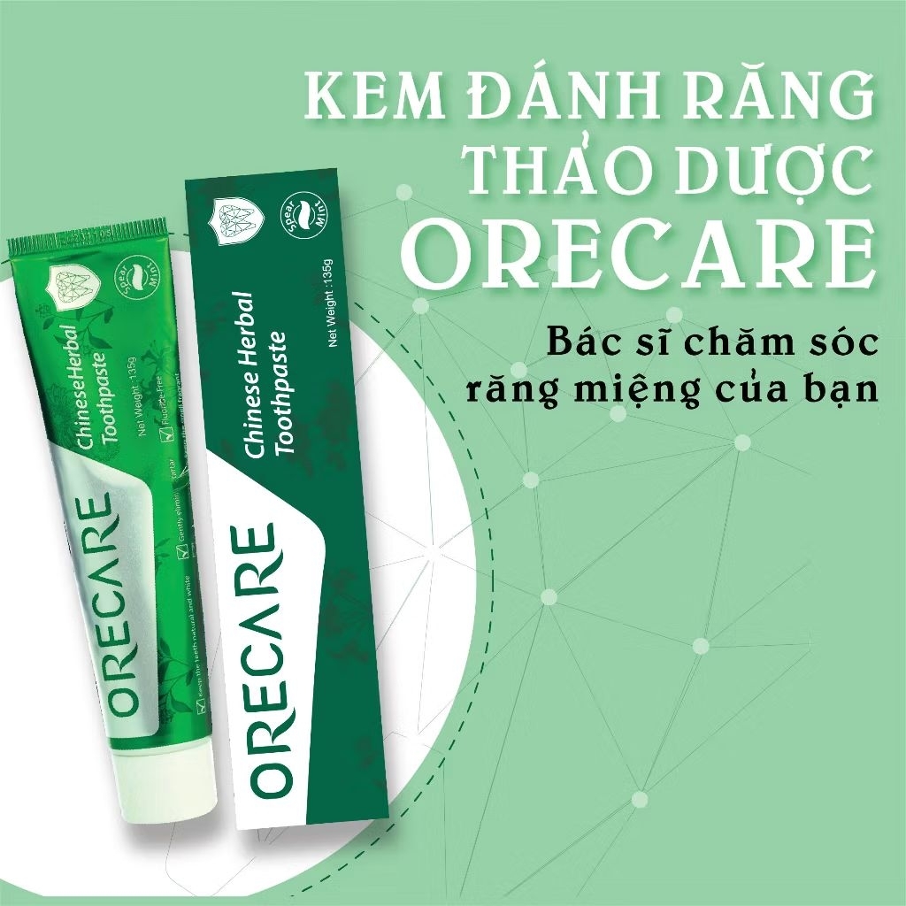 KEM ĐÁNH RĂNG ORECARE THIÊN SƯ [Mẫu mới, bổ sung thêm nhiều tp thảo dược]