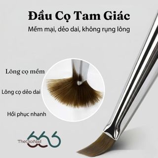 Cọ Vẽ Hoa Tam Giác Lông Chồn Siêu Hot – Cọ Nail Chuyên Dụng Vẽ Hoa Chi Tiết, Mịn, Chuẩn Sắc THEGIOINAIL666