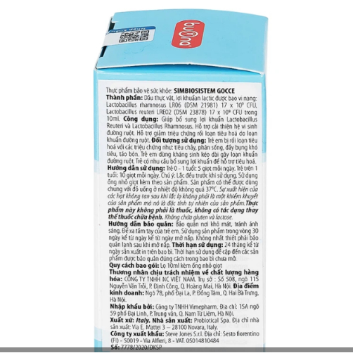 Dung Dịch Nhỏ Giọt Simbiosistem Gocce 10ml Bổ Sung Lợi Khuẩn Cho Bé | Babymall & Care
