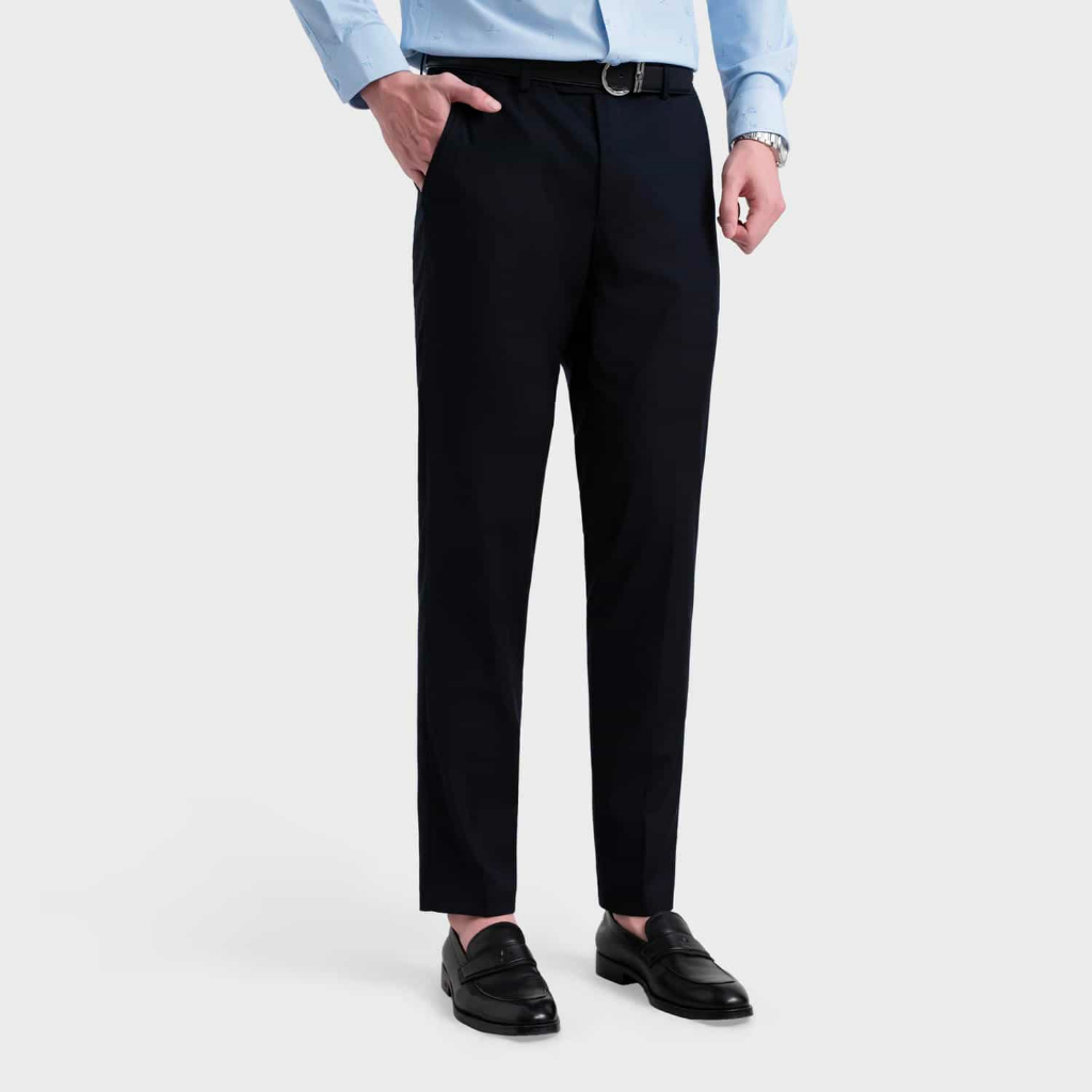 Quần Âu Nam Aristino Slim Fit Vải Polyester,Rayon,Spandex Cạp tăng đơ điều chỉnh ATR601EDP01