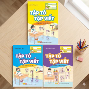 Sách - Bộ 3 cuốn Tập Tô Tập Viết - Giúp Bé Tự Tin Vào Lớp 1 - Nguyễn Thị Lê Mai - ndbooks
