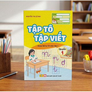 Sách - Bộ 3 cuốn Tập Tô Tập Viết - Giúp Bé Tự Tin Vào Lớp 1 - Nguyễn Thị Lê Mai - ndbooks