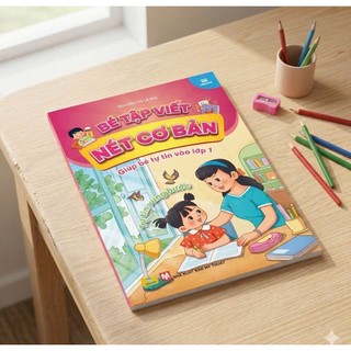 Sách - Combo 3 cuốn Bé Tập Viết Nét Cơ Bản, Chữ Cái, Học Toán - Giúp Bé Tự Tin Vào Lớp 1 - Ng. T. Lê Mai - ddbooks