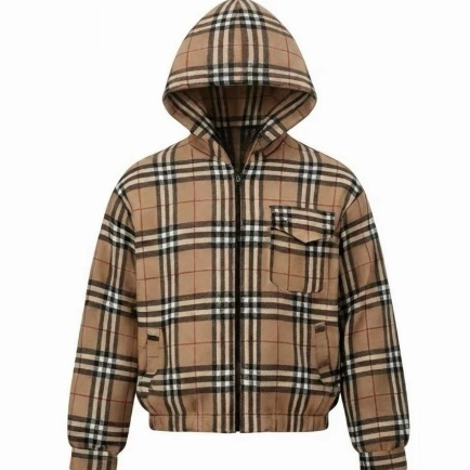 Áo khoác caro kẻ sọc có mũ khóa kéo đa dạng mẫu mã thời trang trẻ trung vải flannel thoáng khí .