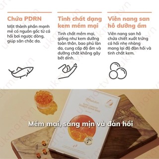 Mặt Nạ Cá Hồi JM Solution Mặt Nạ Vàng 24k JM Water Luminous Salmon Repair Special - Skinora Beauty