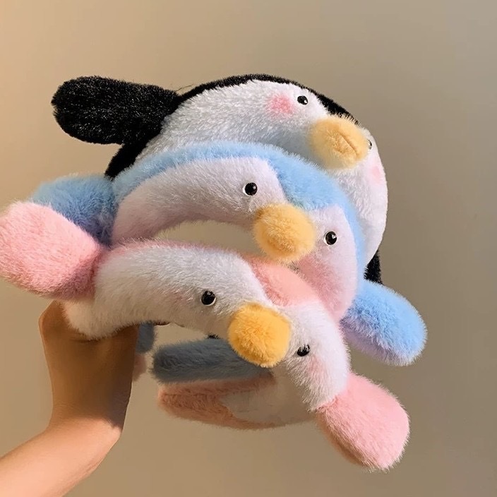 Bờm lông cute băng đô cài tóc hoạt hình ngộ nghĩnh phụ kiện tóc xinh xắn phụ kiện tóc dễ thương