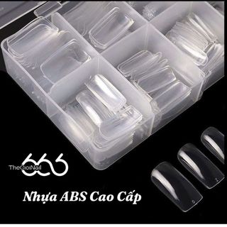 Set Tip Úp Móng Chân Form Lớn Full Cover 500pcs (0–9) – Tip Úp Gel Nhanh, Form Tự Nhiên Chuẩn Salon THEGIOINAIL666
