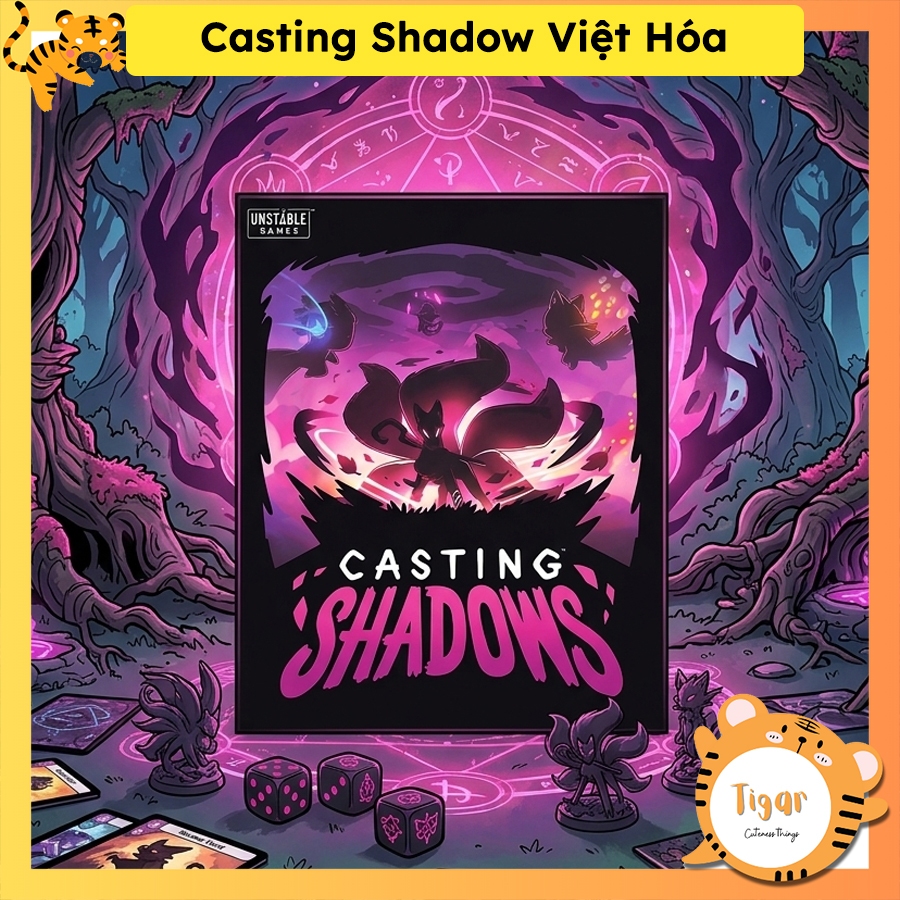 [Việt Hóa] Boardgame Casting Shadows Thế Giới Bóng Tối Tigar