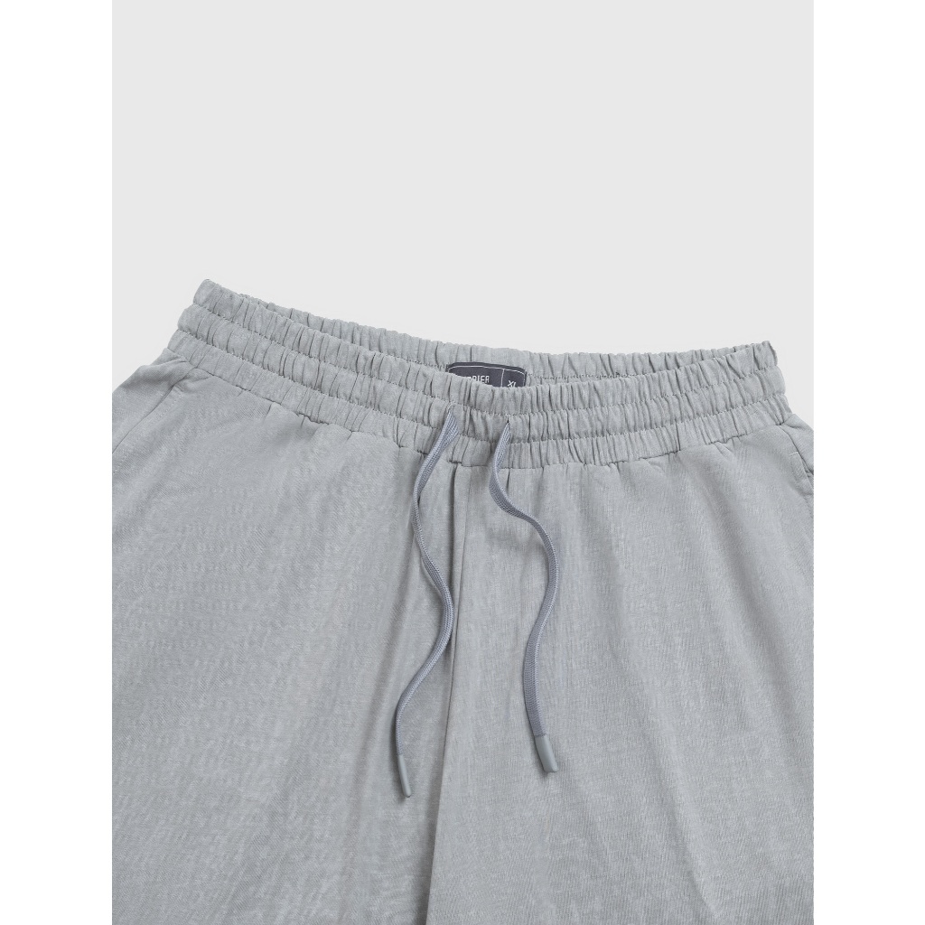 Quần short nam CANIFA chất liệu cotton mềm mịn ống rộng cạp chun phối line 8BS26S023