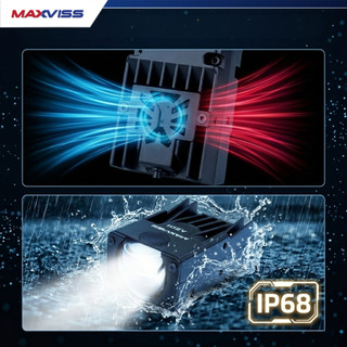Bóng LED trợ sáng ô tô/xe máy CHÍNH HÃNG Maxviss AZ01 - Nhỏ gọn, Giữ Zin, Tăng sáng, Đăng kiểm được | Phụ kiện ô tô ADG