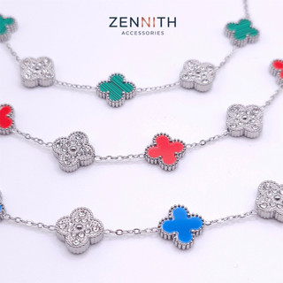 Lắc tay Nữ titan cao cấp Zennith cỏ 4 lá mang lại may mắn ZENNITH ACCESSORIES ZNLT11