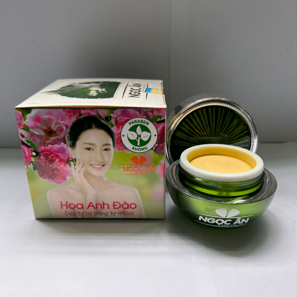 Kem Tái Tạo Da Ngừa Lão Hóa Ngọc Ân 4in1 Collagen Ngọc Trai Mờ Sẹo Chống Nắng (Xanh Lá)