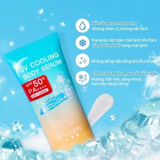 Kem Chống Nắng Body MizuMi UV Bright Body Serum Tone Up Beige/ Lilac KCN Body Nâng Tone MizuMi 120 ml - Skinora Beauty