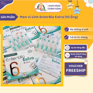 Men Vi Sinh EnterBio Extra Hỗ Trợ Tiêu Hóa Cho Bé Từ 0 Tháng Tuổi Hộp 10 Ống | Babymall & Care