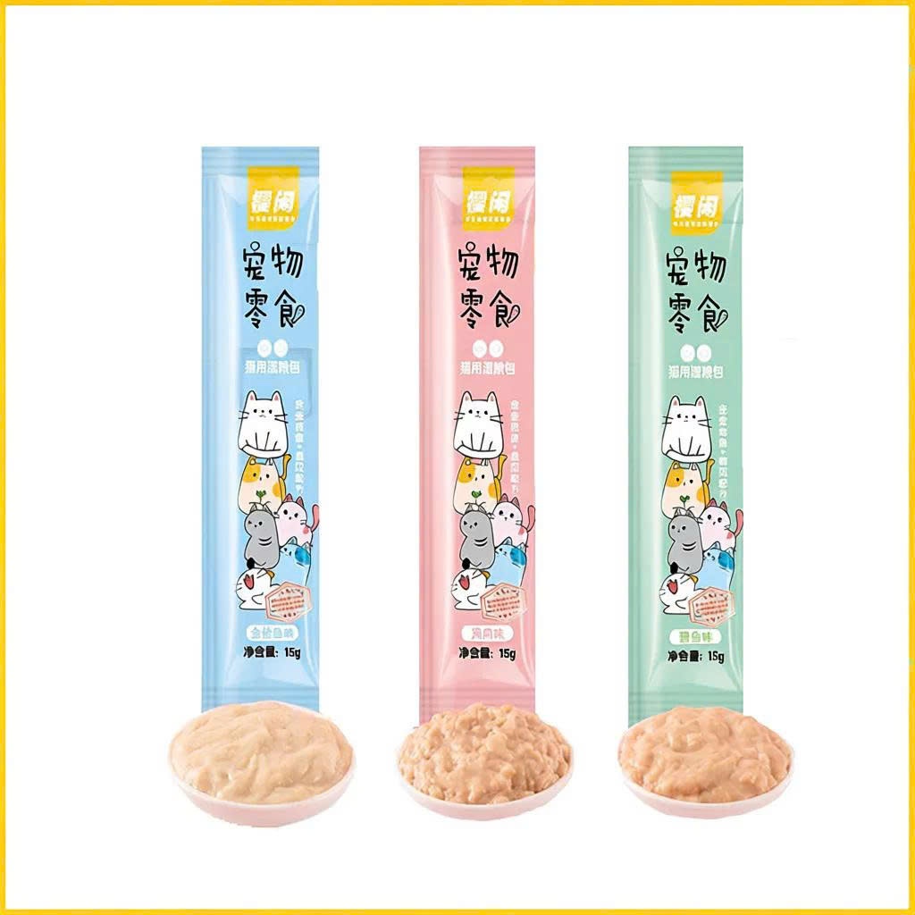 [Combo 20-30-40-50] Thanh Súp Thưởng Cho Mèo Mr.PeaBody, Shizuka 15g Mix Nhiều Vị Bổ Sung Dinh Dưỡng, Hỗ Trợ Tiêu Hoá